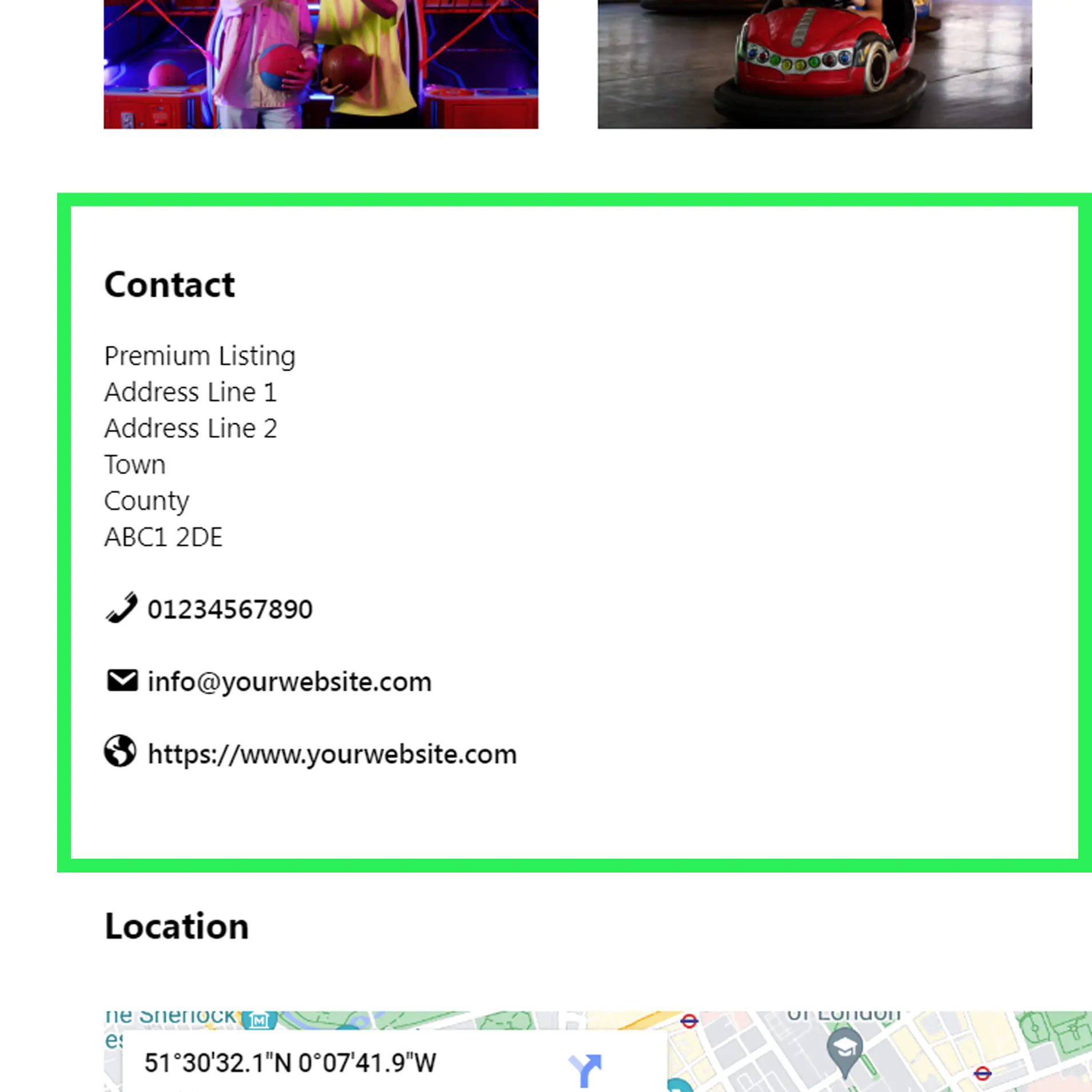 Premium Listing Example 04